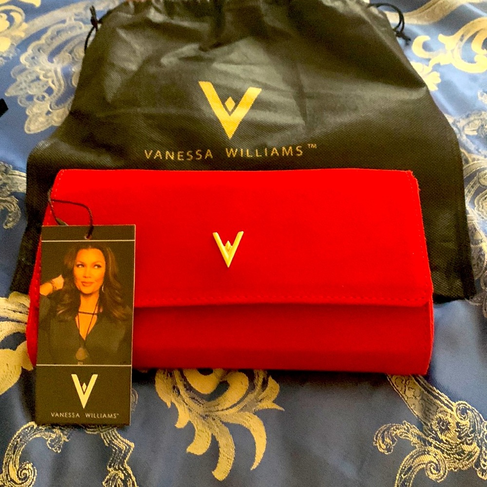 Vanessa Williams Genuine Suede Clutch